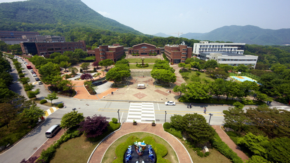 청강문화산업대학교 학교 전경 사진